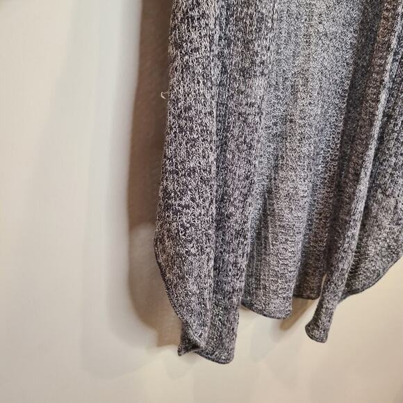 Eileen Fisher Size XS Grey Open Front Linen Cardigan - Picture 8 of 11